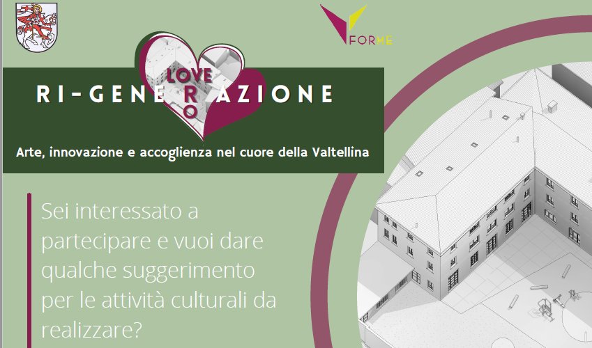 volantino sull'arte, innovazione e accoglienza